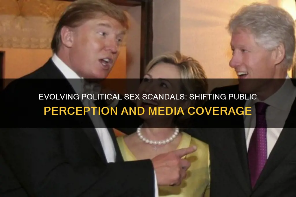 how have political sex scnadals changed over time