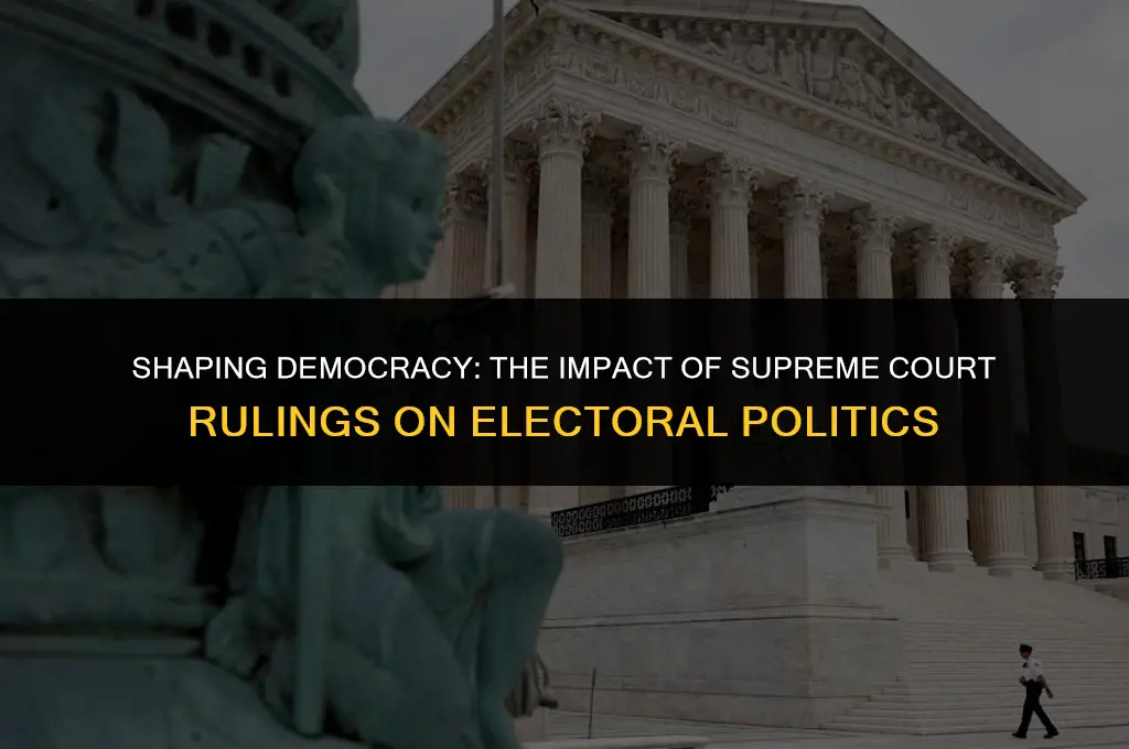 how have supreme court cases affected electoral politics