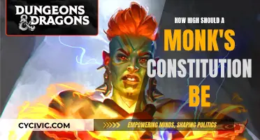 Constitution Score: A Monk's Key to Success