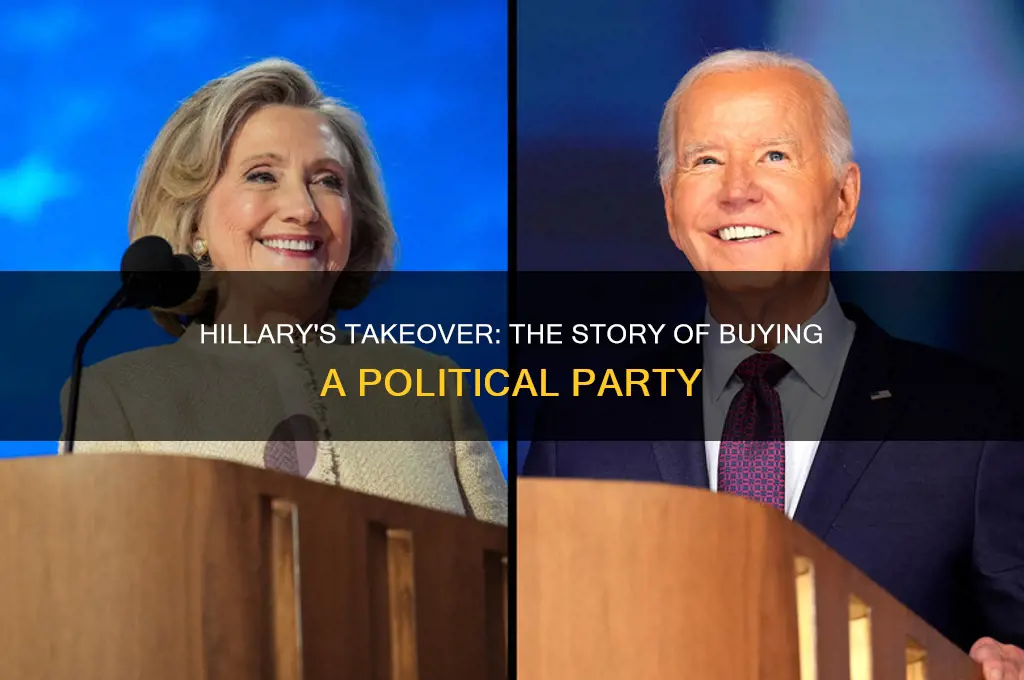how hillary bought a political party