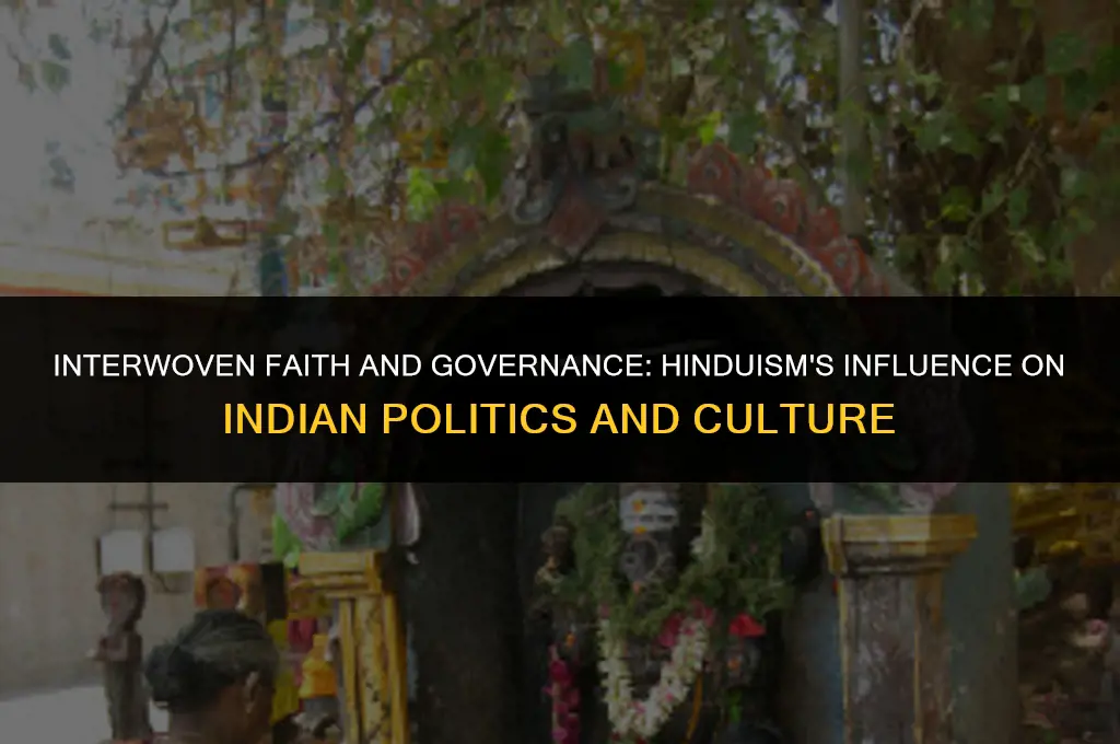 how hinduism affects politics and culture in india