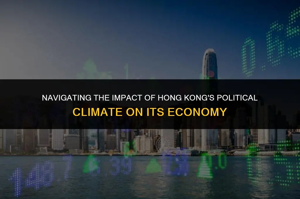 how hong kong political affects economuy