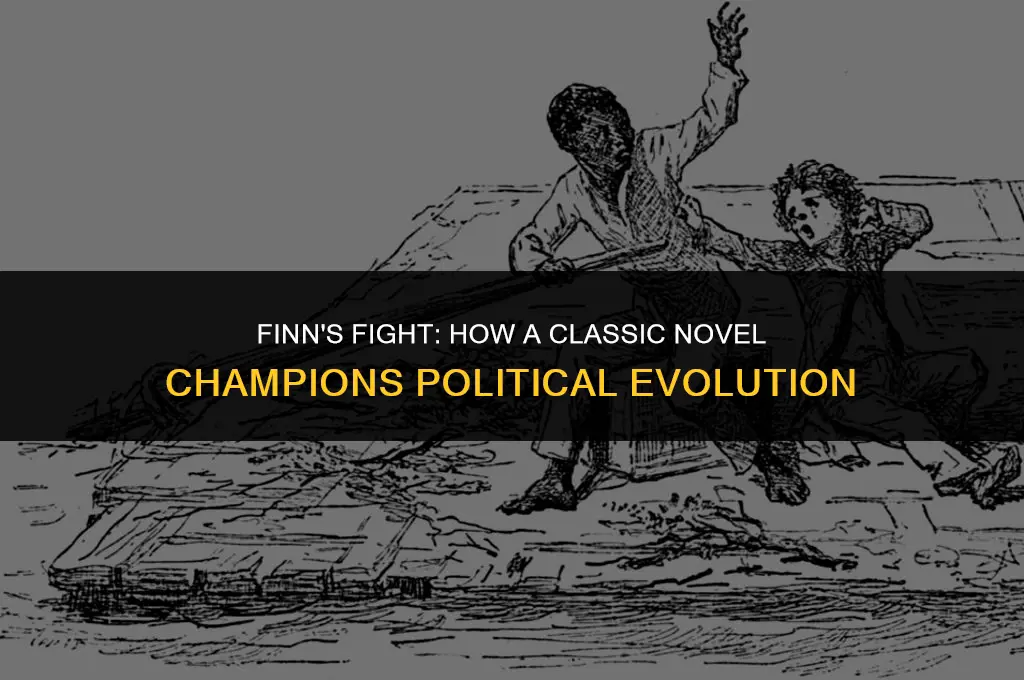 how huckleberry finn advocates for political change