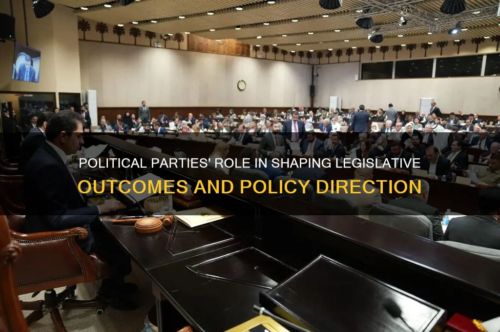 how important are politicals parties in shaping the legislative process