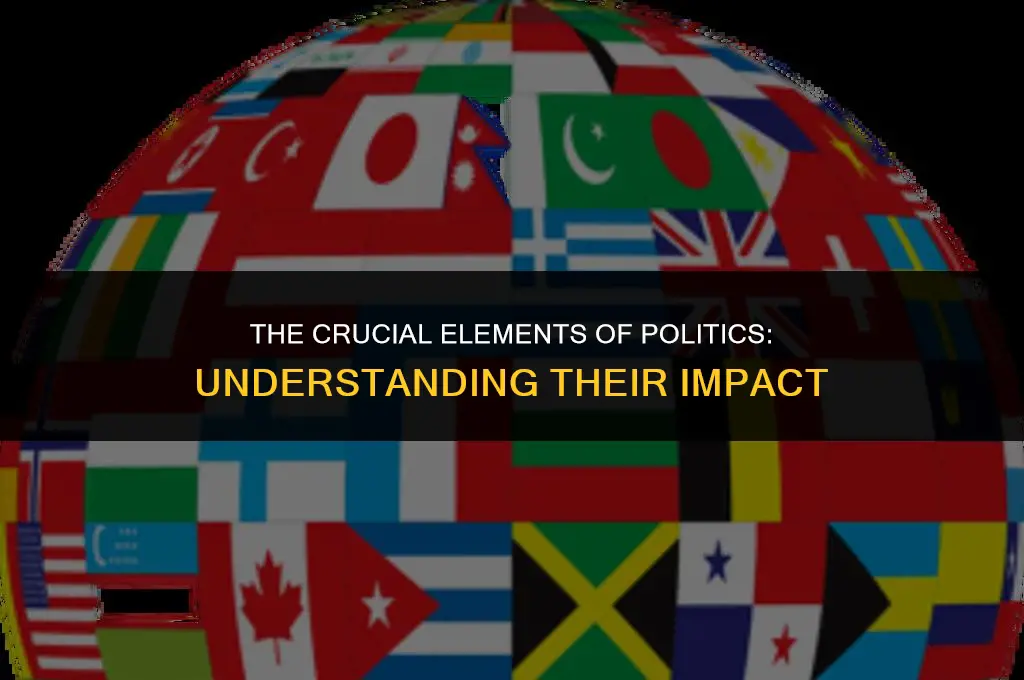 how important are the elements of politics
