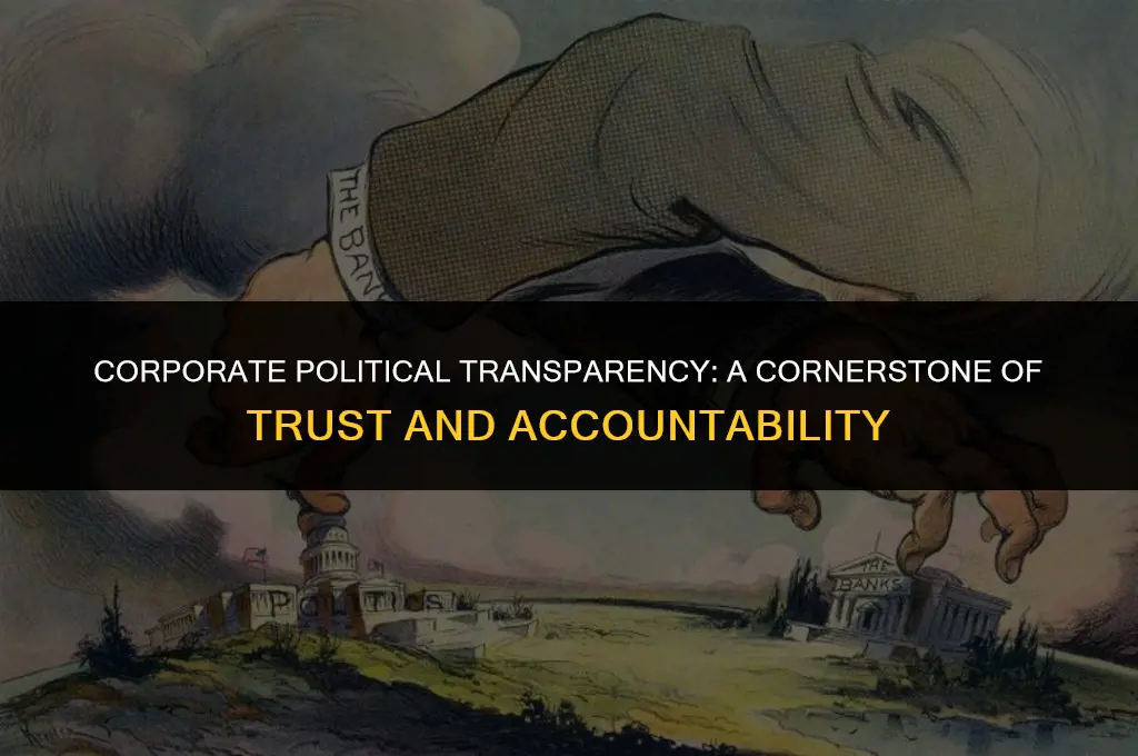 how important is corporate political transparency