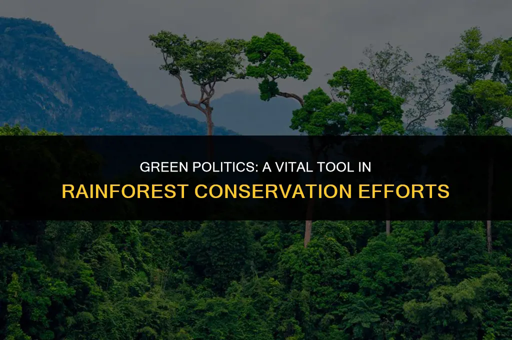 how important is green politics in rainforest conservaion