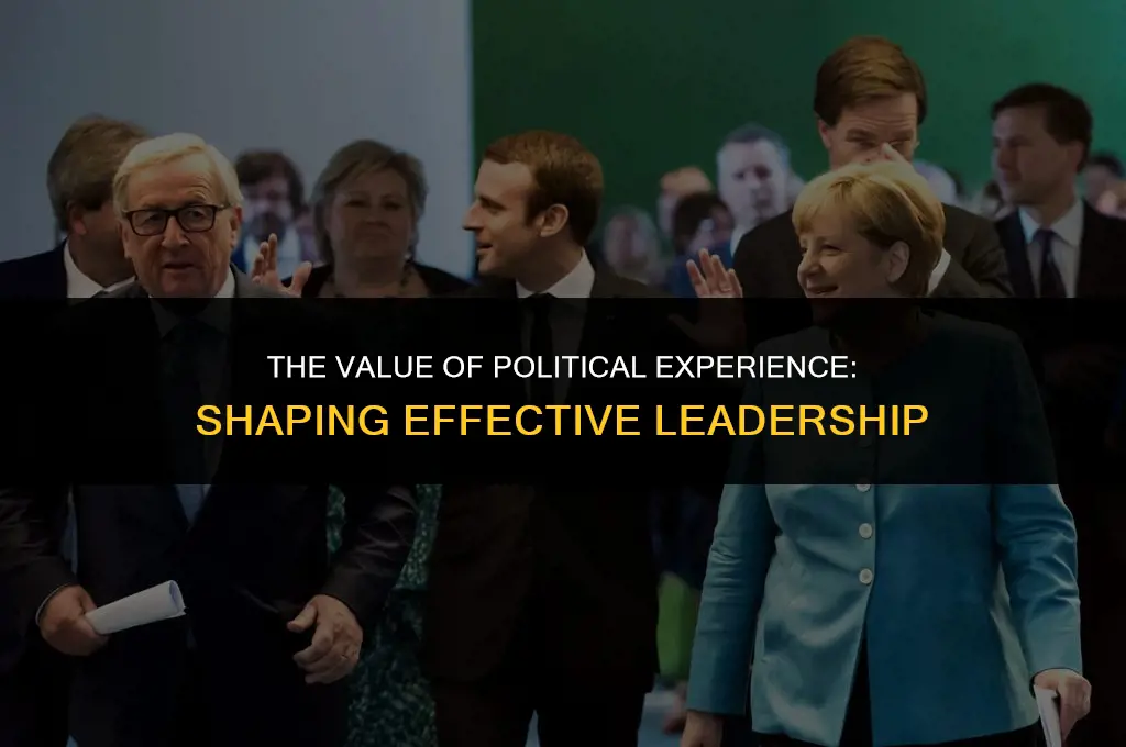 how important is political experience