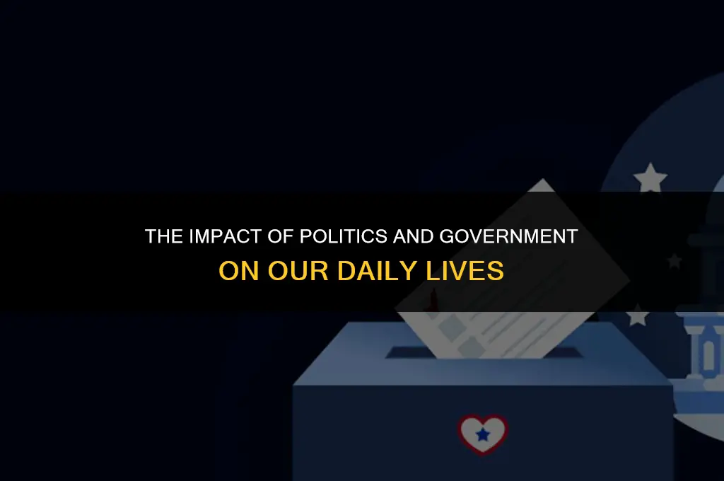 how important is politics and government in our daily life