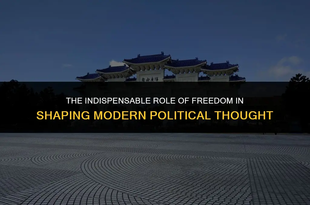 how important was freedom to modern political thought
