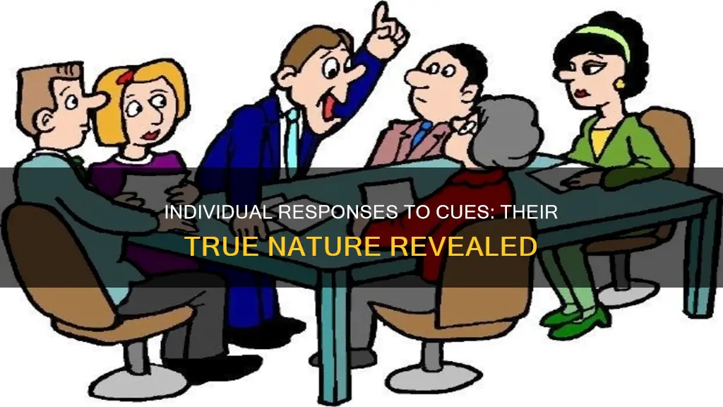 how individuals react to a drive or cue constitutes their