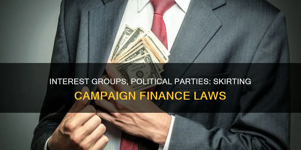 how interest groups and political parties avoid campaign finance laws
