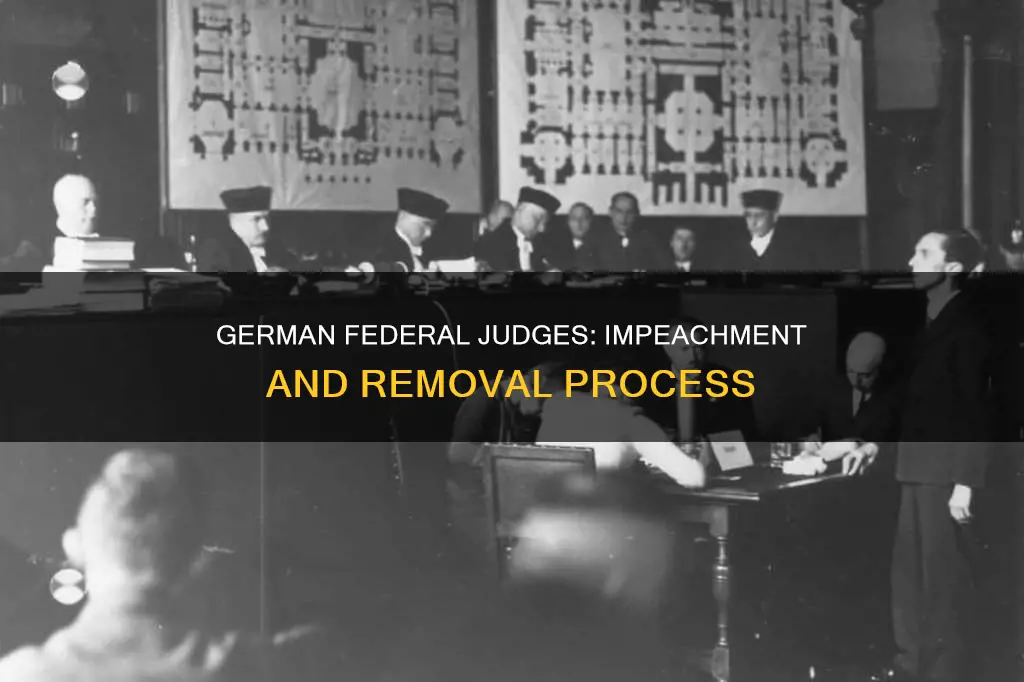 how is a german federal constitutional court judge removed