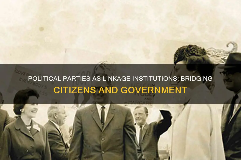 how is a political party a linkage institution