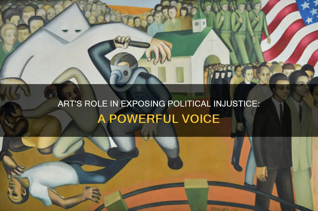 how is art politically injustice