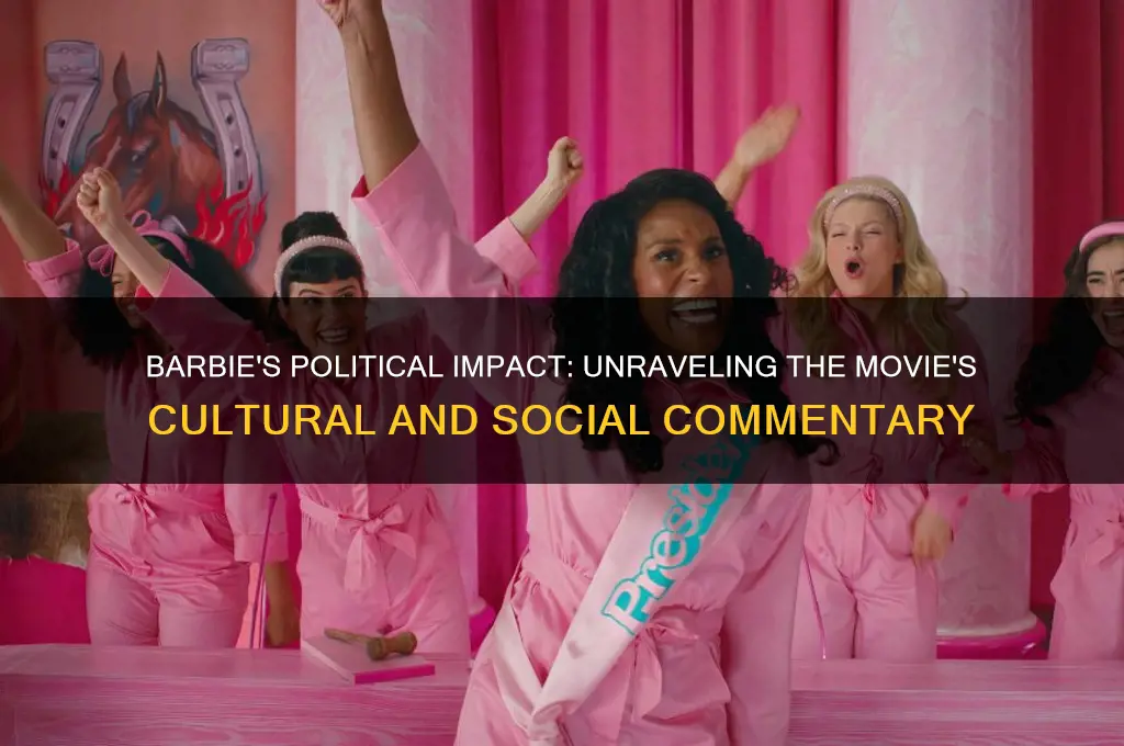 how is barbie movie political
