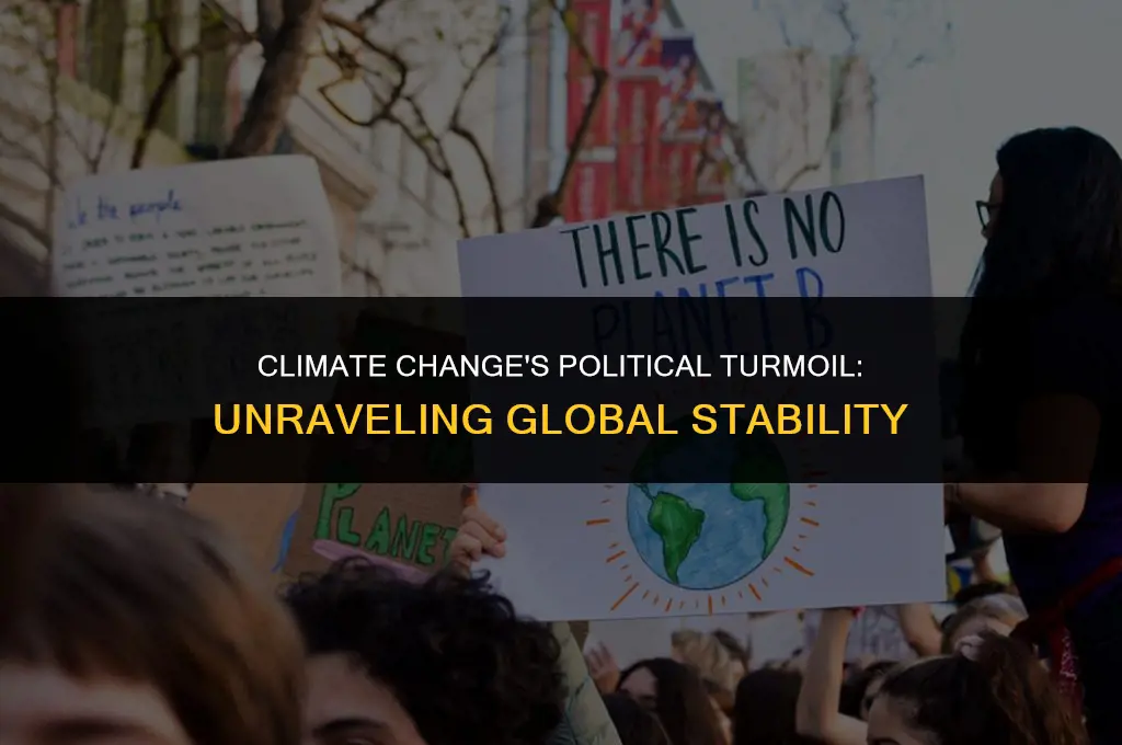 how is climate change politically destabilizing