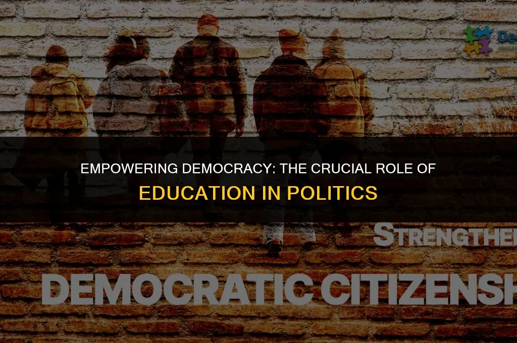 how is education important in politics