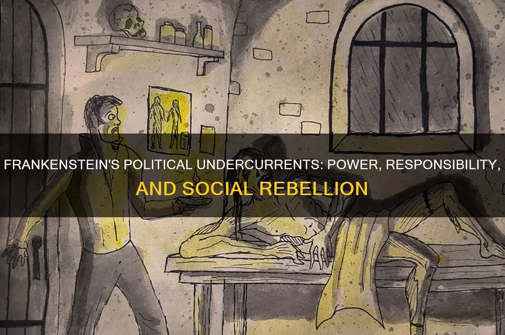 how is frankenstein political