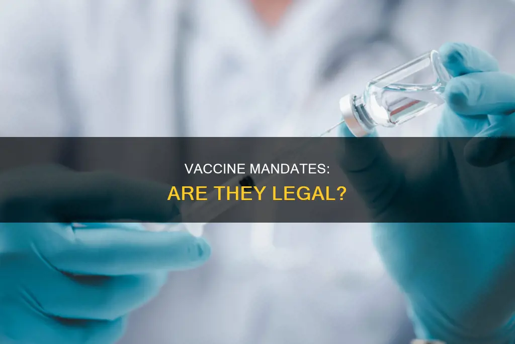 how is it constitutional to mandate a vaccine