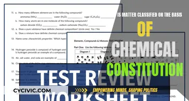 Matter Classification: Chemical Constitution Explained