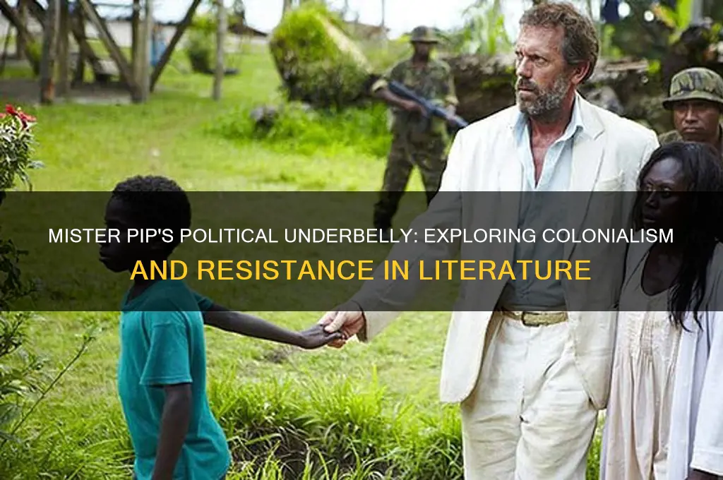 how is mister pip political