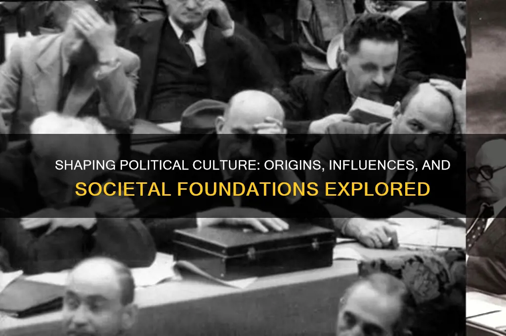 how is political culture established