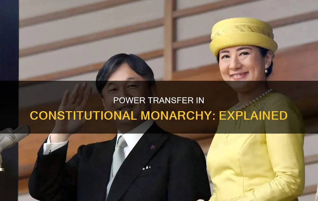 how is power passed down in a constitutional monarchy