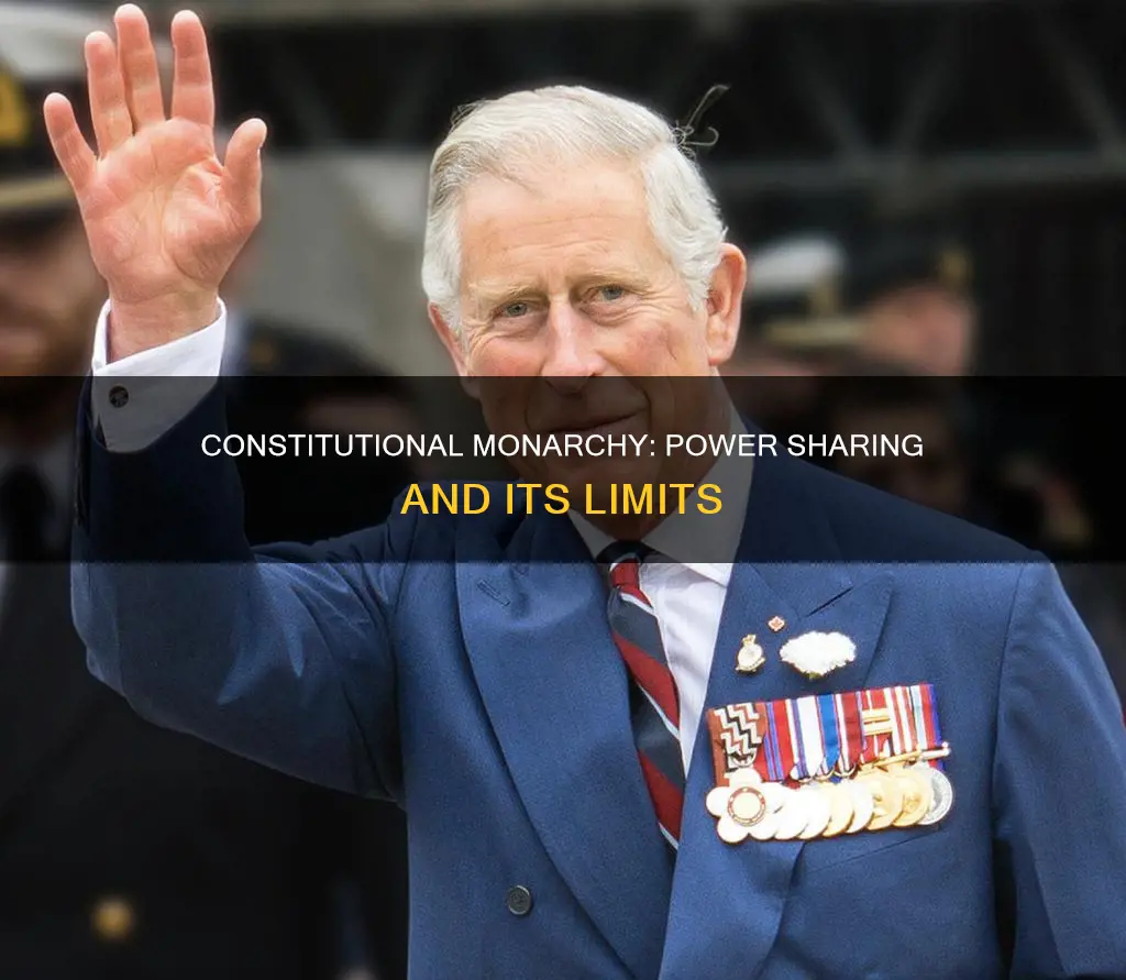 how is power shared in a constitutional monarchy