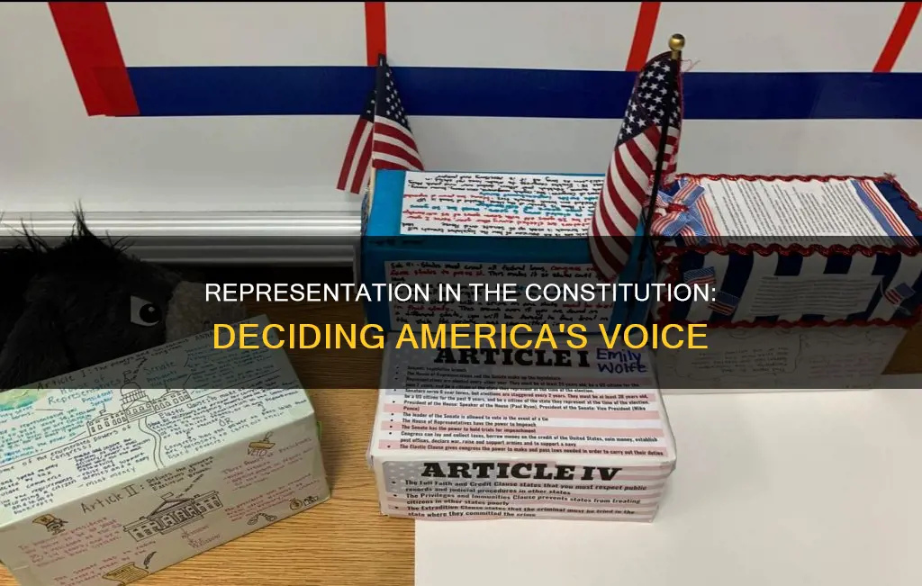 how is representation decided in the constitution ap gov