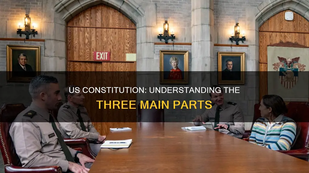 how is the constitution of the u s divided