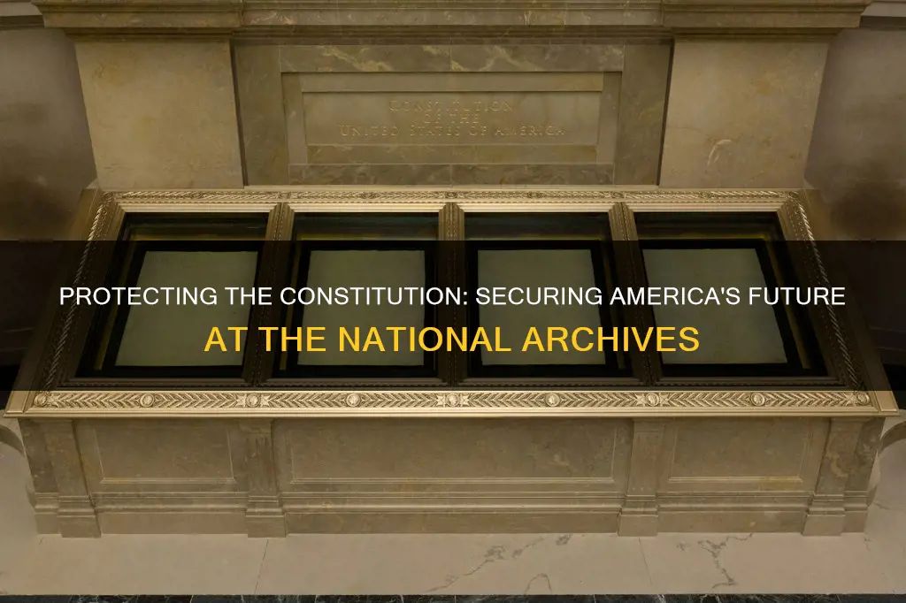 how is the constitution protected at the national archives