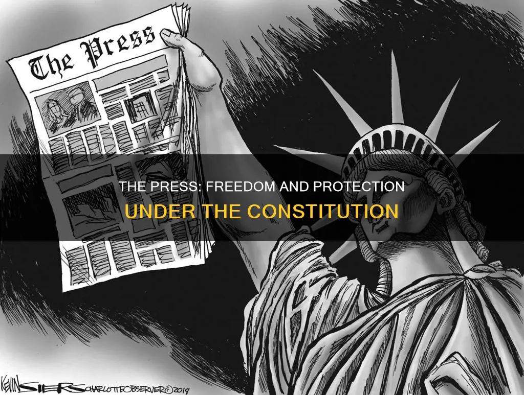 how is the press protected in the constitution