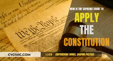 Interpreting the Constitution: Supreme Court's Role
