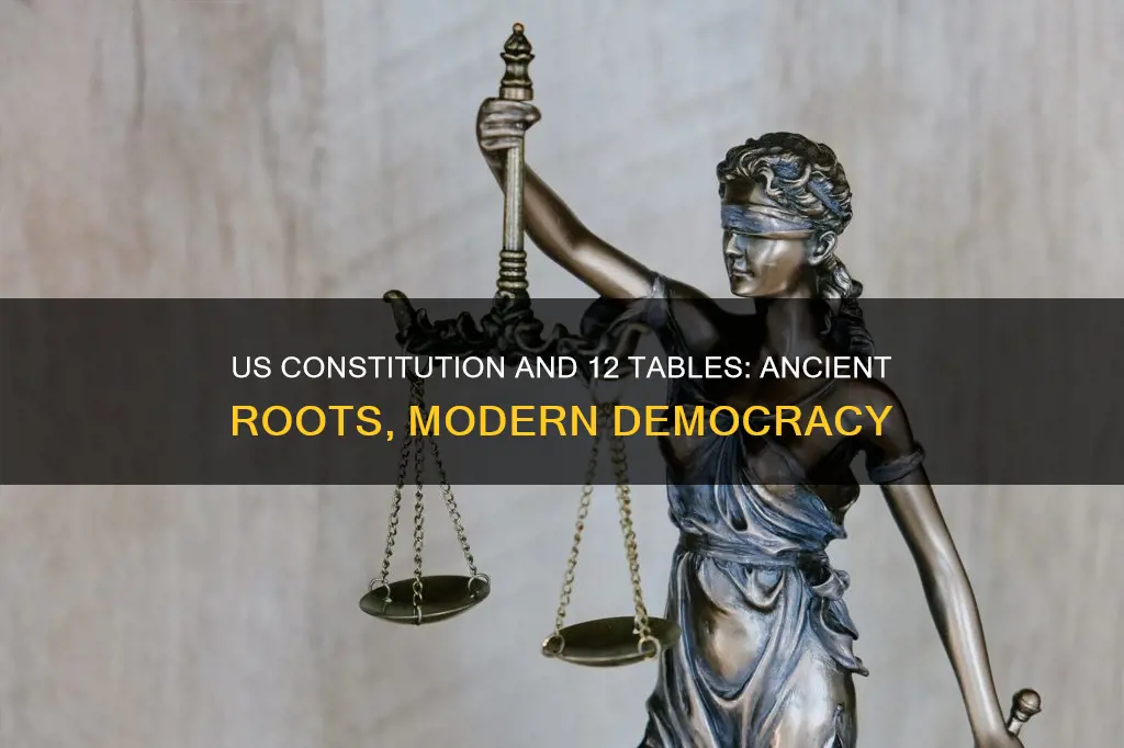 how is the us constitution similar to the 12 tables