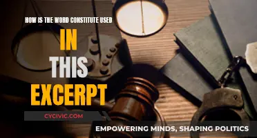 Understanding 'Constitute' in Context