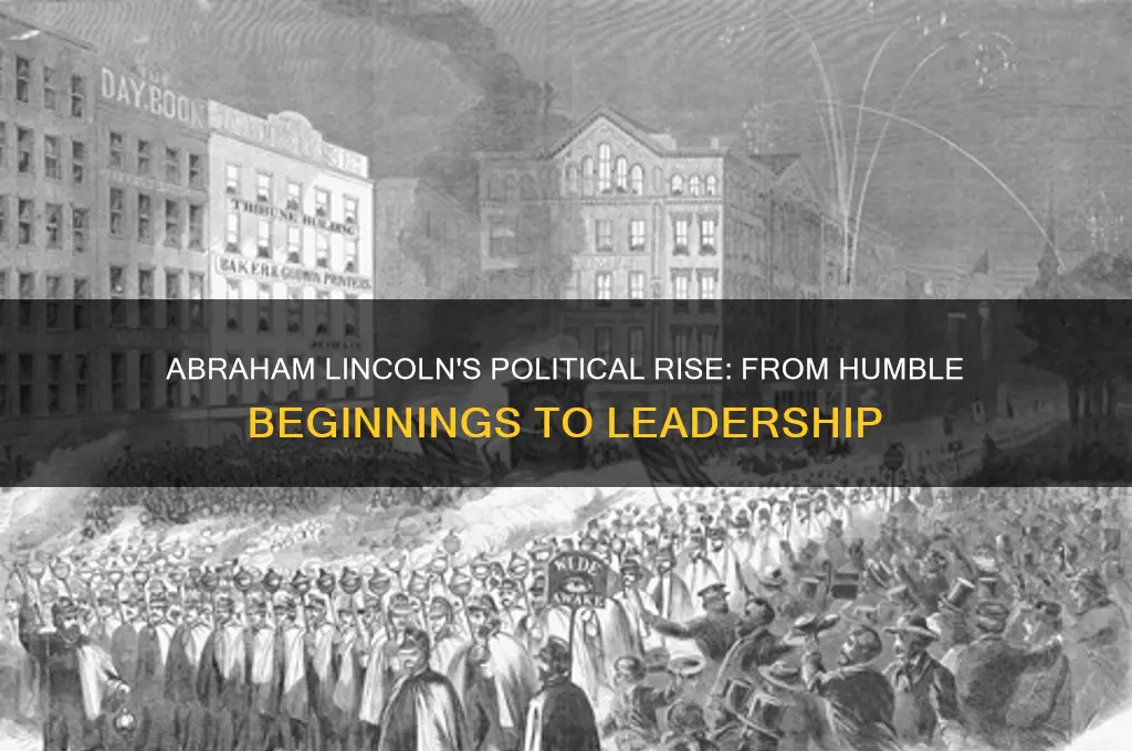 how licoln got into politics