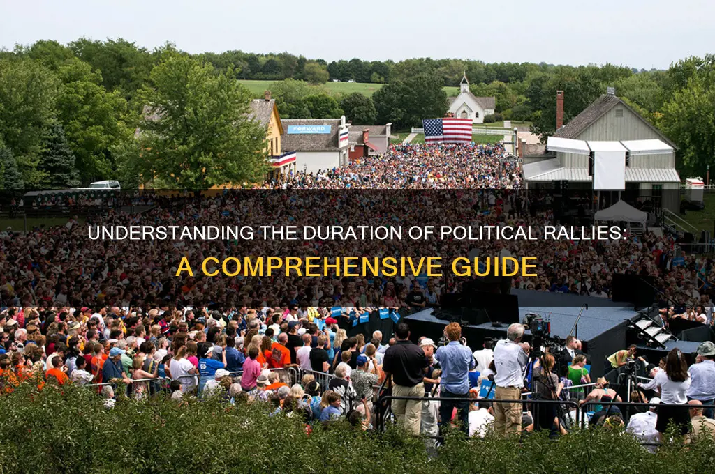 how long are political rallies
