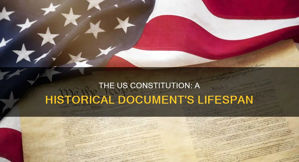 how long as the us constitution been around