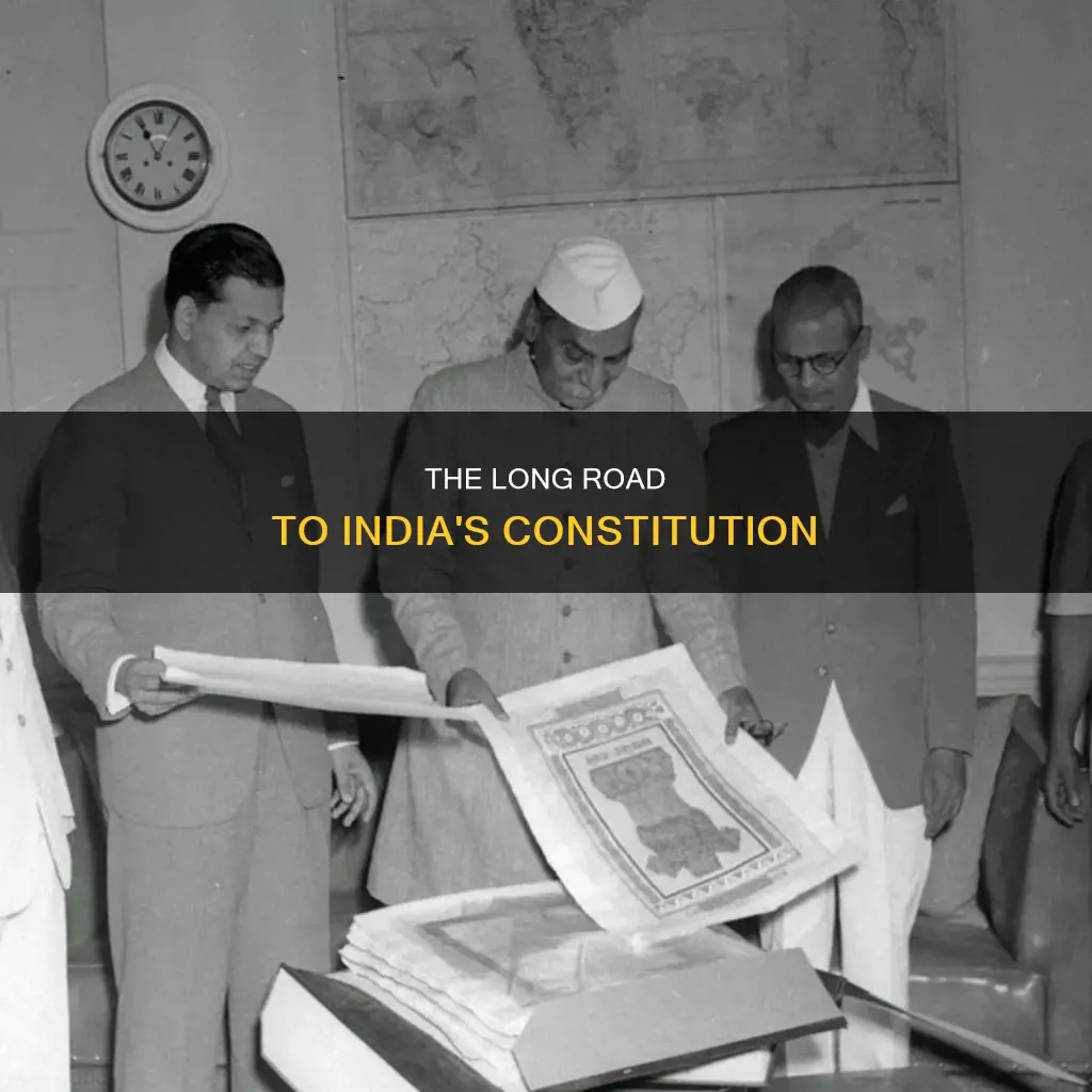 how long did it take to draft the indian constitution