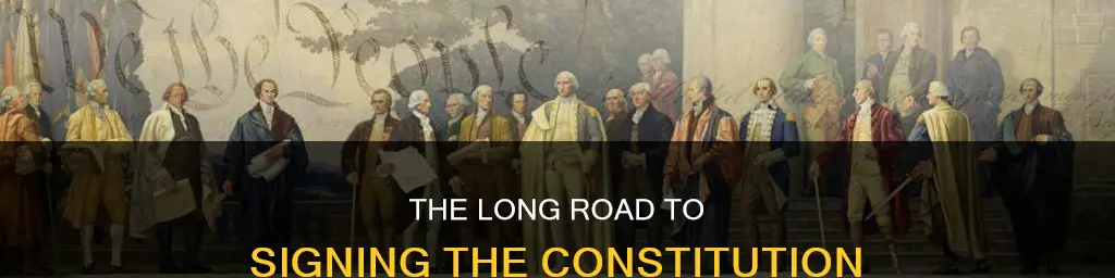 how long did it take to sign the constitution