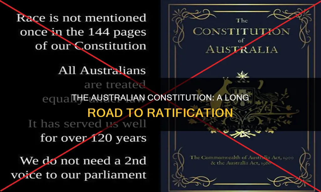 how long did it take to write the australian constitution