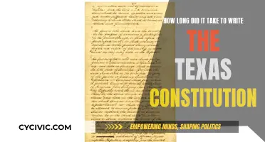 The Texas Constitution: A Long and Winding Road