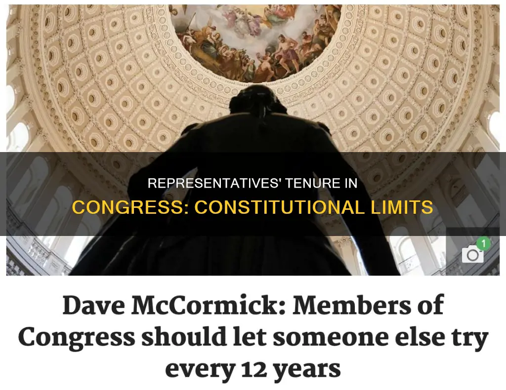 how long do representatives serve in congress constitution