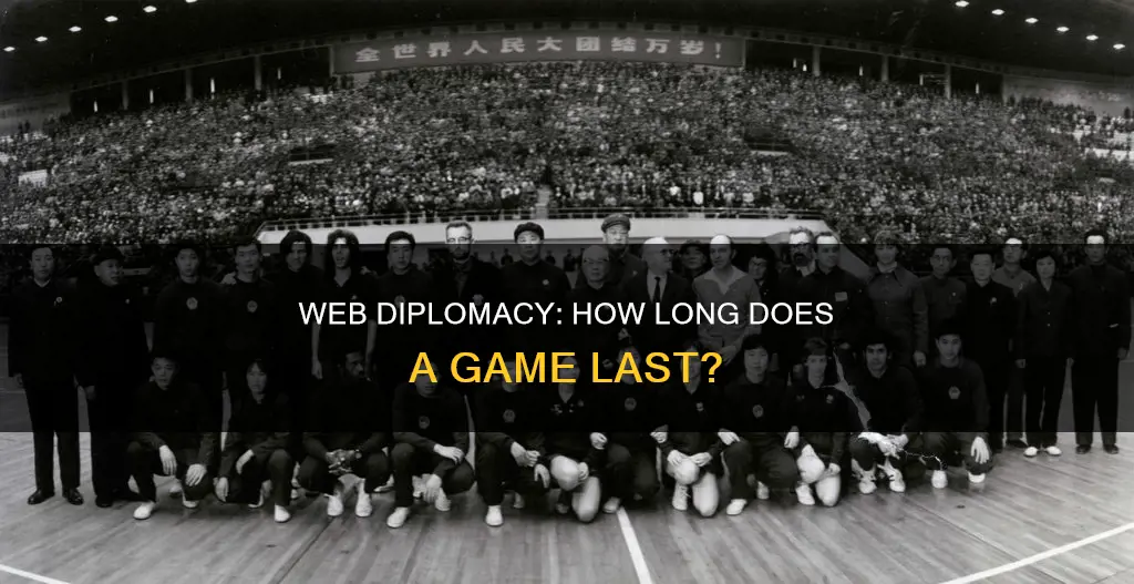 how long does a game of web diplomacy take