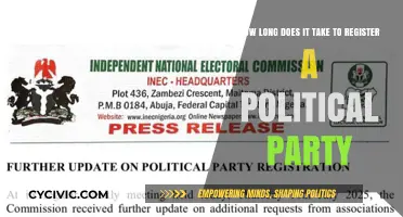 Registering a Political Party: Understanding the Timeline and Process
