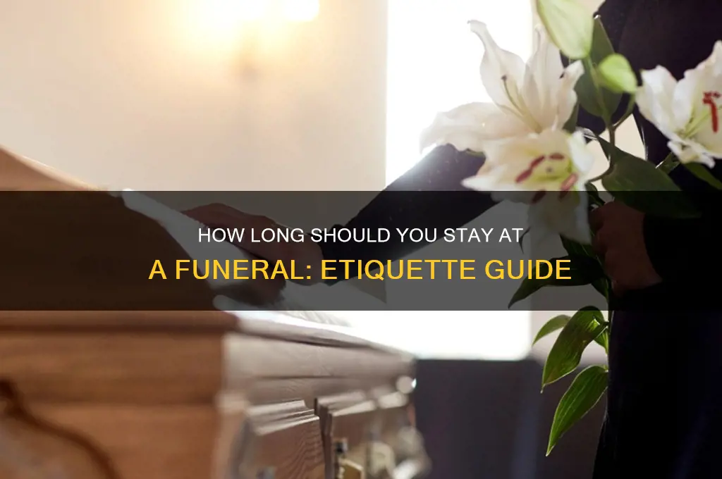 how long funeral visit polite