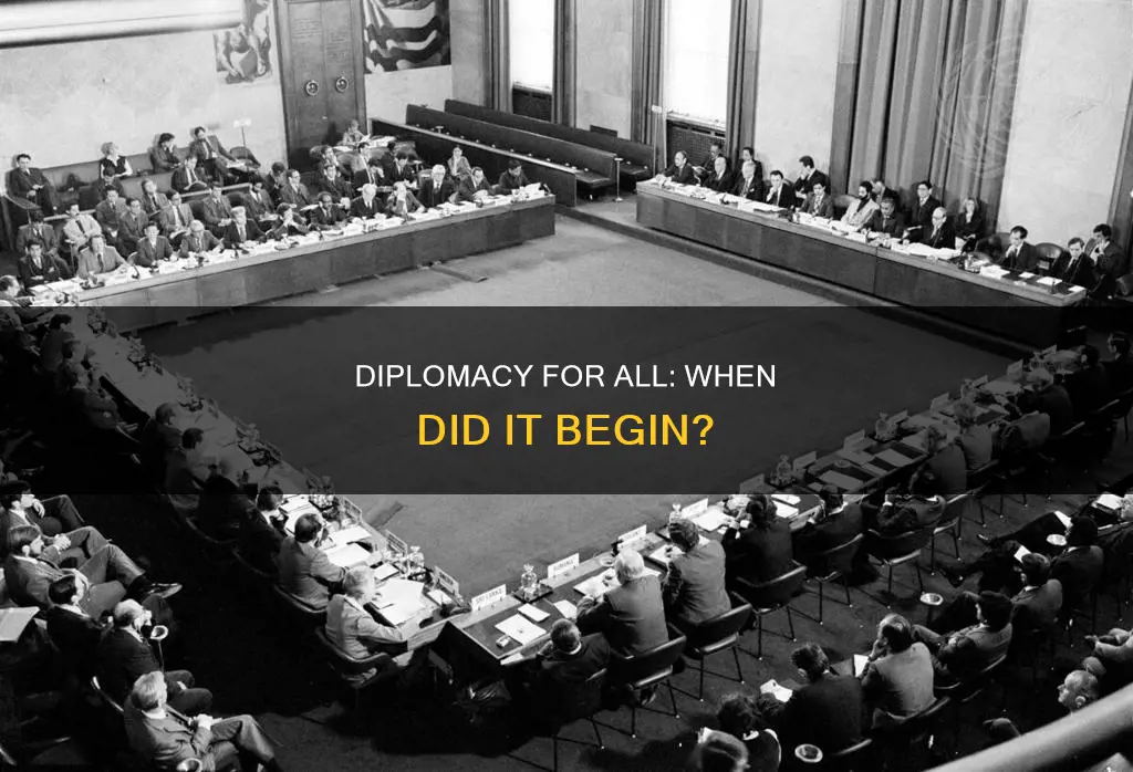 how long has democratized diplomacy been around