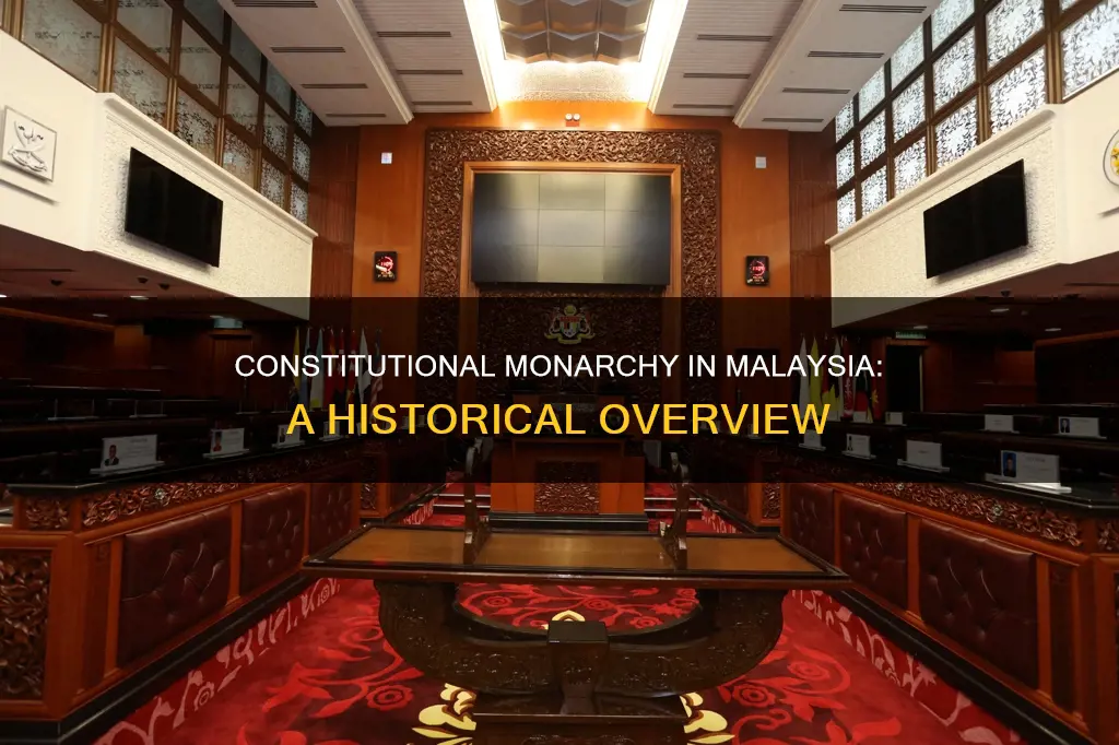 how long has malaysia been a constitutional monarchy