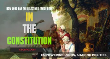 The Selective Service: Its Constitutional History